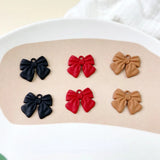 Alloy Spray Paint Bow Pendant DIY Earrings Hair Accessories