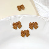 Alloy Spray Paint Bow Pendant DIY Earrings Hair Accessories