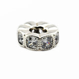 Crystal Spacer Beads for Silver 925 Charms Bracelets