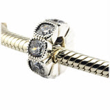 Crystal Spacer Beads for Silver 925 Charms Bracelets