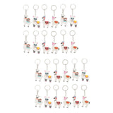 Alpaca Keychain for Women Backpacks Charms Car Keys Decorative Hanging