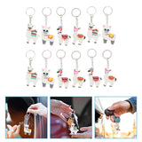 Alpaca Keychain for Women Backpacks Charms Car Keys Decorative Hanging