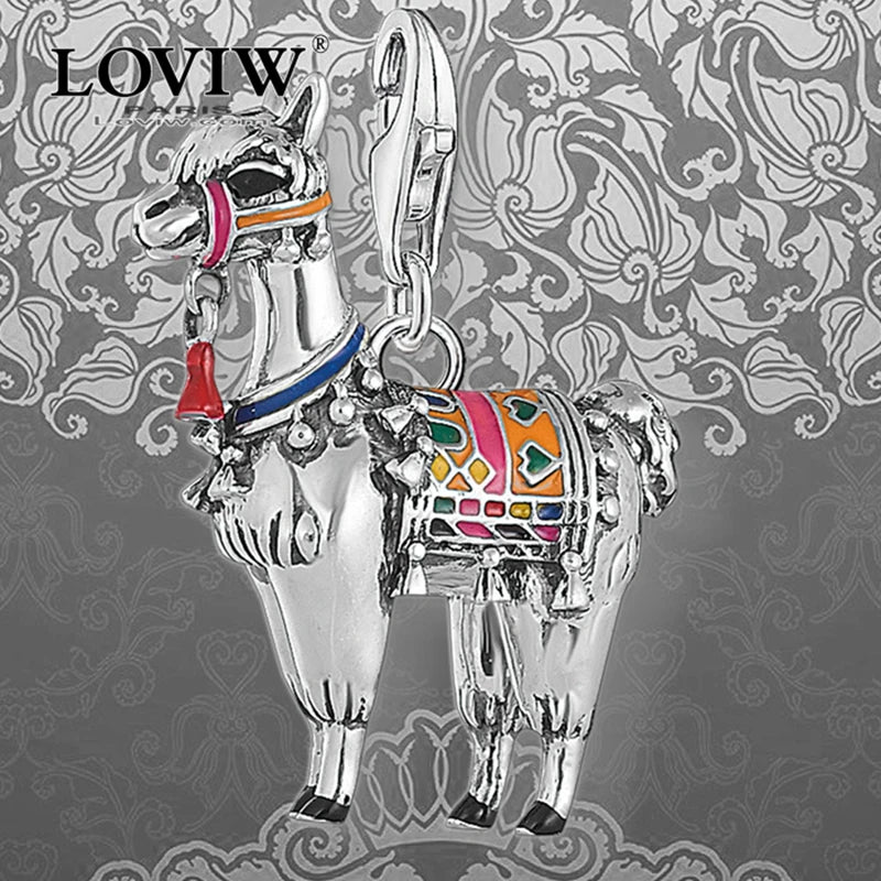 Alpaca Llama Charms Pendant, Fashion Jewelry Gift For Girls