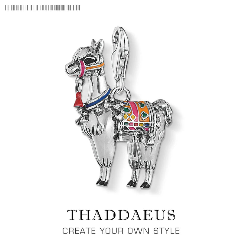 Alpaca Llama Charms Pendant Jewelry Gift Europe DIY Women Men
