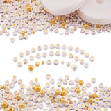 Alphabet Acrylic Beads Round Glass Pearl Bead with Elastic Thread