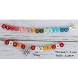 Alphabet Beads Acrylic Cartoon Mixed Letter Scattered Beads for Necklaces