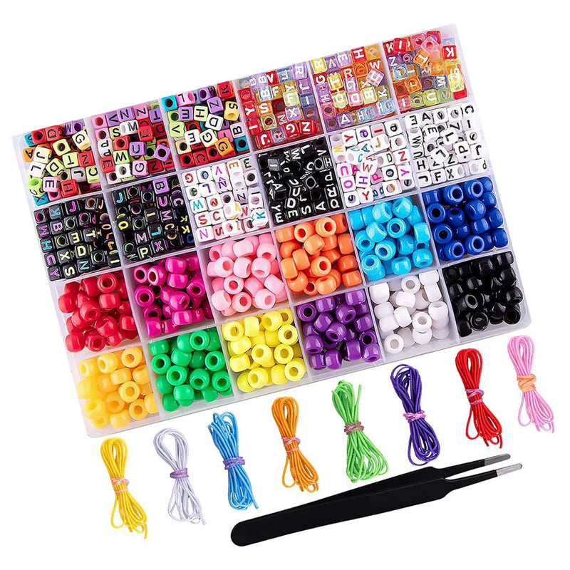 Alphabet Beads DIY Necklace Anklet Jewelry Making