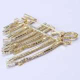 Alphabet Flash Brooch Alloy Smile Tassel Corsage
