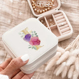 Alphabet Flower Jewelry Box Bridesmaids Proposal Box