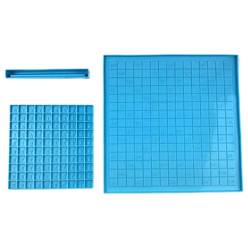 Alphabet Game Board Competititve Learning English Resin Mold