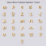 Alphabet Initial Letter Bracelets Bangles Rose Silver Charm Jewelry