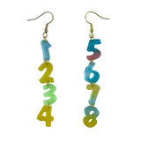 Alphabet Keychain Epoxy Resin Mold Letter Number Earring Necklace Pendant