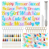 Alphabet Keychain Mold Kit for Resin Craft
