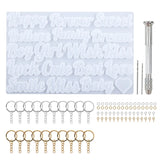 Alphabet Keychain Mold Kit for Resin Craft