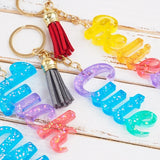 Alphabet Keychain Mold Kit for Resin Craft