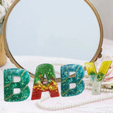 Alphabet Keychain Molds for Epoxy Casting, Resin Letter Molds for Jewelry Making