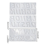 Alphabet Keychain Molds for Epoxy Casting, Resin Letter Molds for Jewelry Making