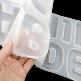 Alphabet Keychain Molds for Epoxy Casting, Resin Letter Molds for Jewelry Making