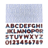 Alphabet Resin Silicone Molds for Epoxy, Letter Molds for Keychain