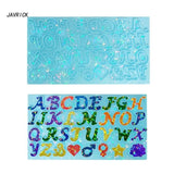 Alphabet Keychain Molds Letter Resin Silicone Molds for Epoxy