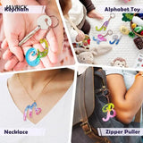 Alphabet Keychain Resin Molds Kit for Epoxy DIY Jewelry Pendant