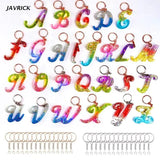 Alphabet Keychain Resin Molds Kit for Epoxy DIY Jewelry Pendant