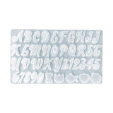 Alphabet Keychain Resin Molds with Hole for Jewelry Making