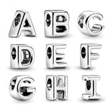 Alphabet Letter Charm Pendant for Bracelets Beads Berloque