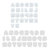 Alphabet Quicksand Pendant Silicone Mold for DIY Keychain Jewelry