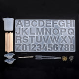 Alphabet Letter Silicone Mold Jewelry Resin Molds Necklace Making Tools