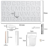 Alphabet Letter Silicone Mold Jewelry Resin Molds Necklace Making Tools