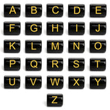 Alphabet Letters Beads Shell 12 Constell Zodiac Charms DIY Pendant
