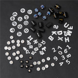 Alphabet Letters Beads Shell 12 Constell Zodiac Charms DIY Pendant