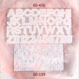 Alphabet Number Resin Silicone Molds for Baby Learning Tool
