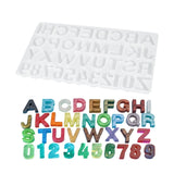 Alphabet Number Resin Silicone Molds for Baby Learning Tool