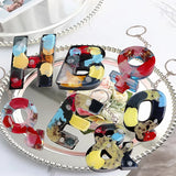 Alphabet Number Silicone Pendant DIY Mold Crystal Dropper Decoration