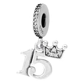Love Pendant Beads 925 Sterling Silver Charms Fit Bracelet DIY Jewelry