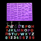 Alphabet Numbers Silicone Mold for DIY Crafts