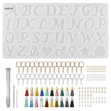 Alphabet Resin Keychain Mold Kit D0LC