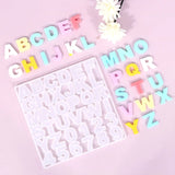 Alphabet Resin Mold Silicone Earring Pendant Necklace Charms