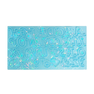 Alphabet Resin Mold Silicone for DIY Jewelry Pendant Earrings