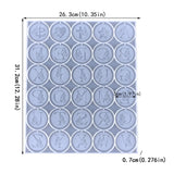 Alphabet Resin Mold Silicone Keychain Pendant Mold for Resin Casting