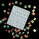 Alphabet Resin Mold Silicone for DIY Craft Jewelry Pendant
