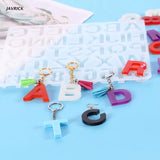 Alphabet Resin Molds Silicone DIY Craft Keychain Pendant