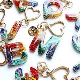 Alphabet Resin Molds Silicone DIY Craft Keychain Pendant