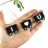 Alphabet Resin Silicone Mold Small Train Alphanumeric Mold DIY Earrings