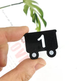 Alphabet Resin Silicone Mold Small Train Alphanumeric Mold DIY Earrings