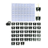 Alphabet Resin Silicone Mold Small Train Alphanumeric Mold DIY Earrings