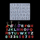 Alphabet Silicone Resin Mold Letter Mold for DIY Keychain