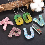 Alphabet Silicone Resin Mold Letter Mold for DIY Keychain